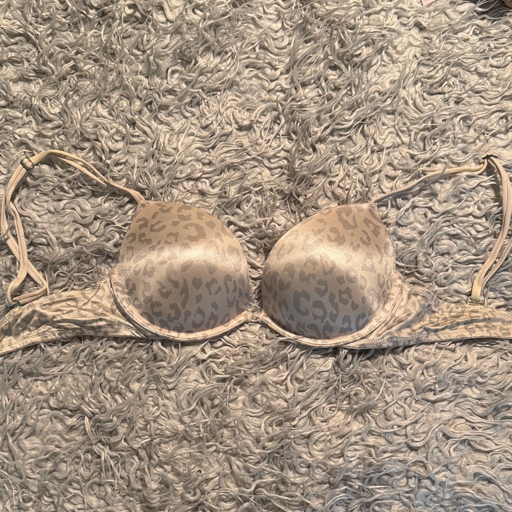 Leopard Print Underwire Bra